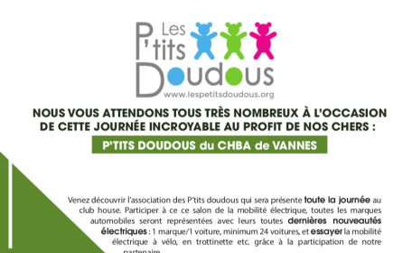Une action au profit de l'association Les P'tits Doudous, un salon de la mobilité électrique et une compétition de Golf !